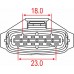 28410 - 6 circuit C1 series male connector kit (1pc)